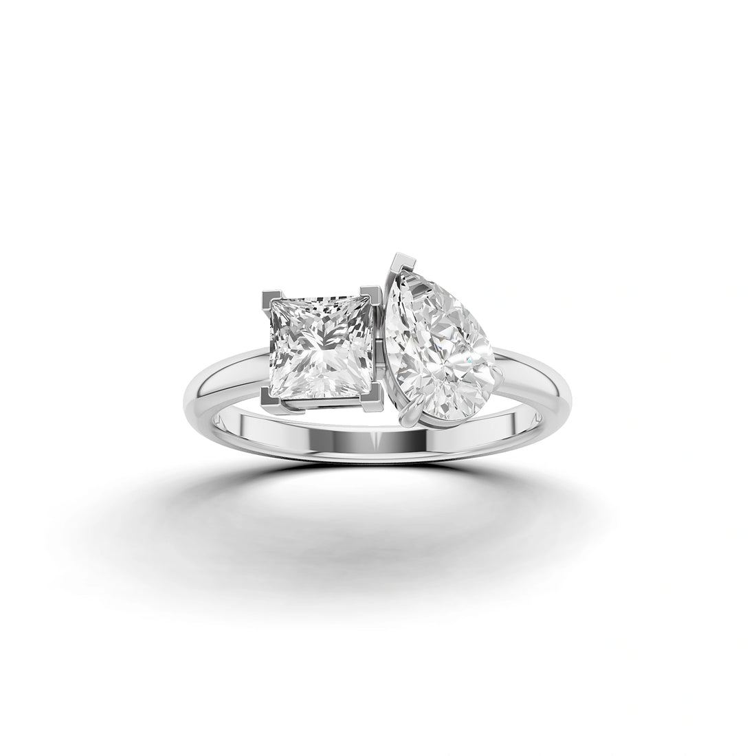 Ross & Rachel Princess and Pear Ring