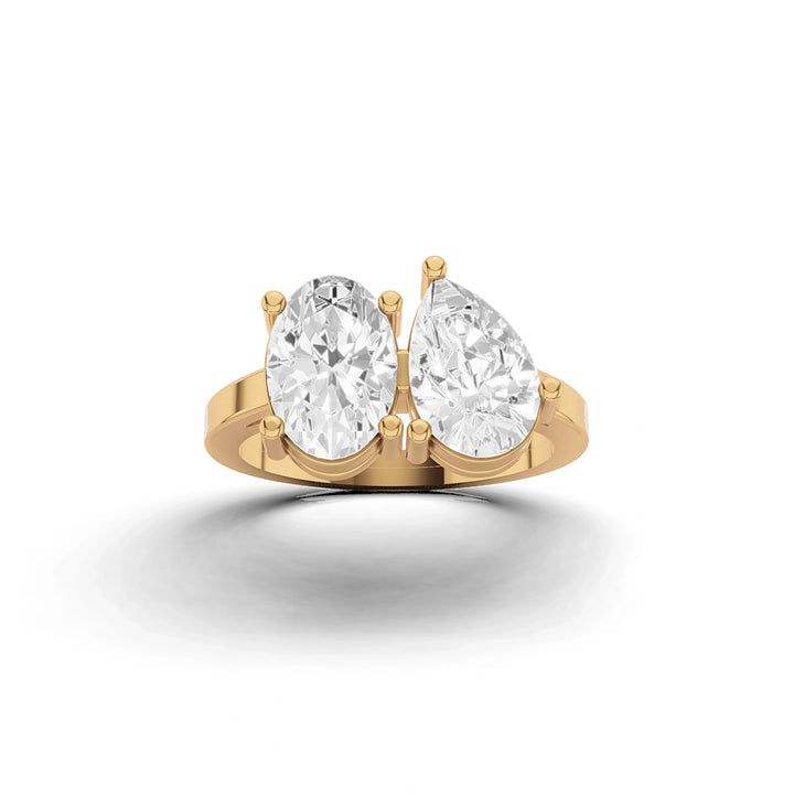Romeo & Juliet Pear and Oval Ring