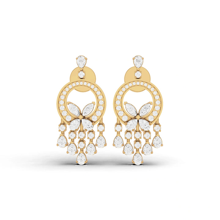 Farah Diamond Butterfly Earrings