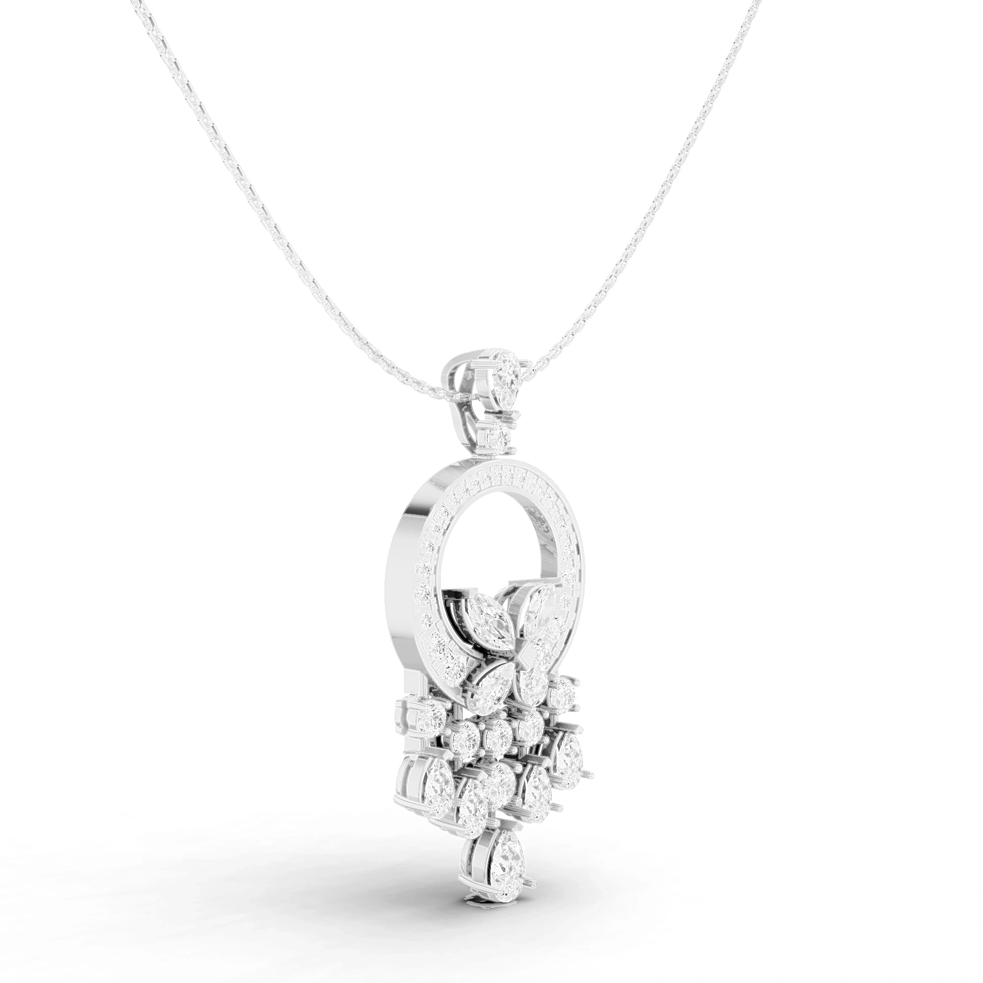 Farah Diamond Butterfly Pendant (Without Chain)