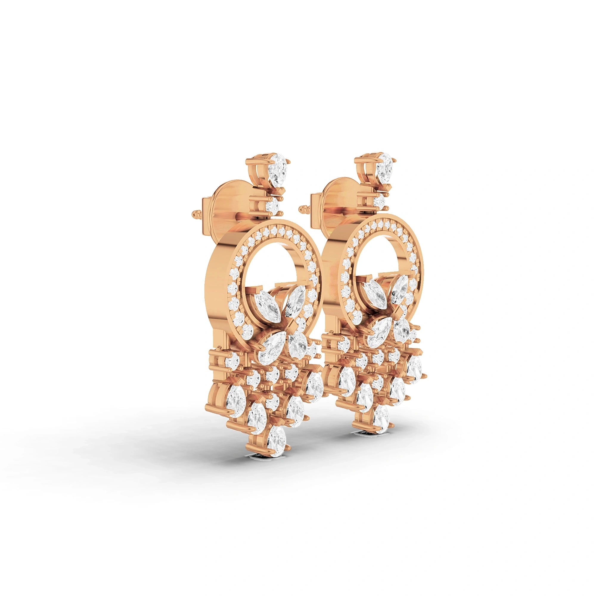 Farah Diamond Butterfly Earrings