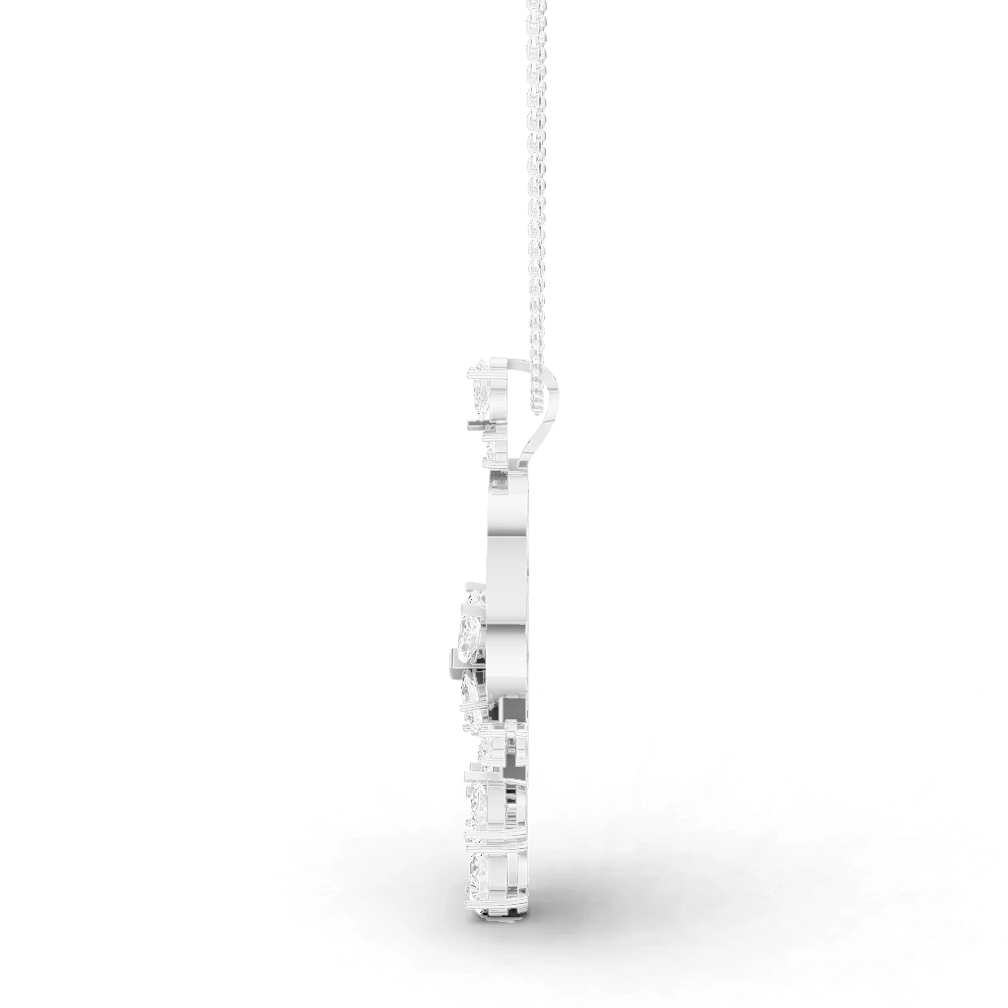 Farah Diamond Butterfly Pendant (Without Chain)