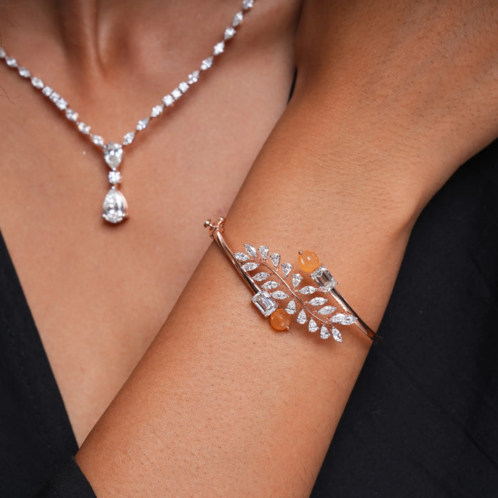 Autumn Vine Diamond Bracelet